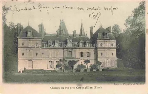 AK / Ansichtskarte Cormeilles Bernay 27 Eure Chateau du Pin pres Cormeilles
