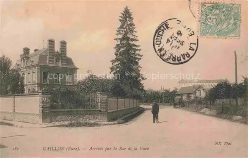 AK / Ansichtskarte Gaillon LES ANDELYS 27 Eure Arrivee par la Rue de la Gare