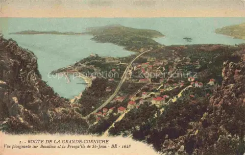 AK / Ansichtskarte Beaulieu -sur-Mer 06 Alpes-Maritimes Vue plongeante sur Beaulieu et la Presqu'ile de St Jean