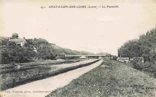AK / Ansichtskarte Chatillon-sur-Loire Montargis 45 Loiret La Passerelle