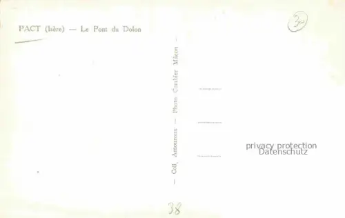 AK / Ansichtskarte Pact Vienne 38 Isere Le Pont du Dolon