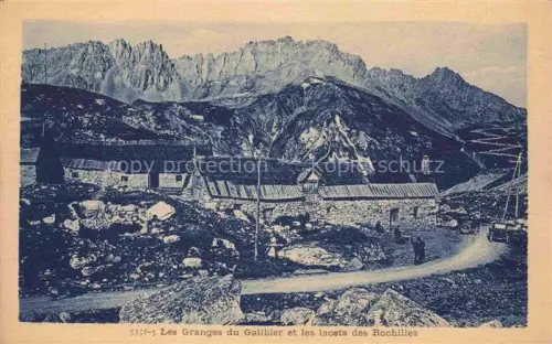 AK / Ansichtskarte Le Galibier 2556m 73 Savoie et les lacets des Rochilles