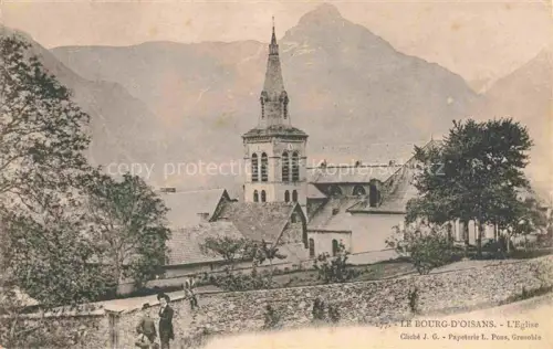 AK / Ansichtskarte Le Bourg-d Oisans GRENOBLE 38 Isere Eglise