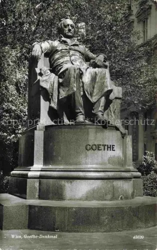 AK / Ansichtskarte GOETHE Johann Wolfgang von (1749-1832) Dichter Denkmal Wien Vienna 