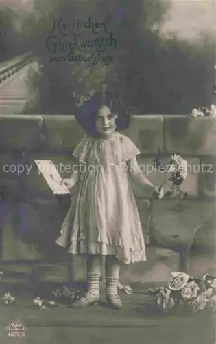 AK / Ansichtskarte Foto RKL Nr. 4807/5 Maedchen Geburtstag 