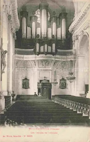 AK / Ansichtskarte Orgel Kirchenorgel Organ Orgue Moyenmoutier Vosges 