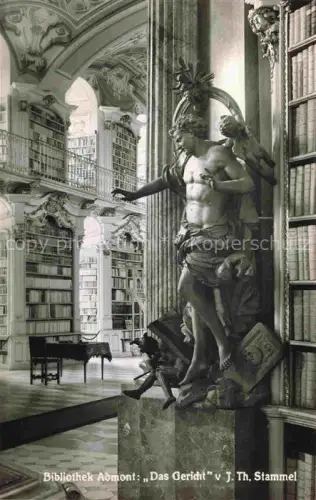 AK / Ansichtskarte Bibliothek Library Bibliotheque-- Admont das Gericht 