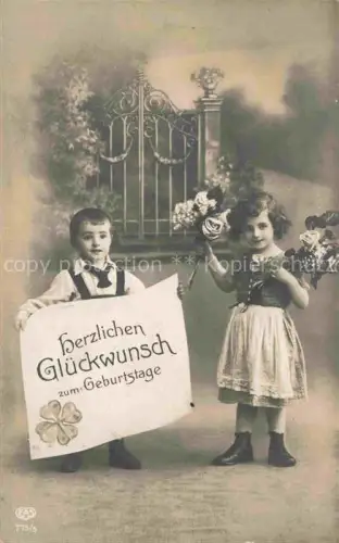 AK / Ansichtskarte Foto EAS Nr. 775/5 Kinder Geburtstage 
