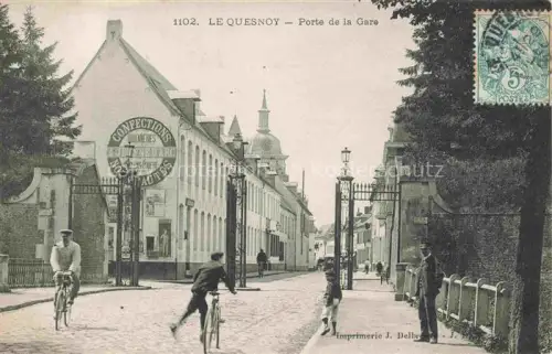 AK / Ansichtskarte Le Quesnoy Avesnes-sur-Helpe 59 Nord Porte de la Gare