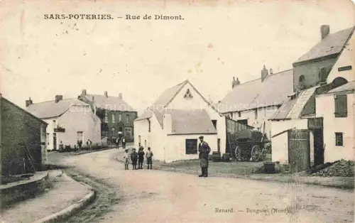 AK / Ansichtskarte Sars-Poteries Avesnes-sur-Helpe 59 Nord Rue de Dimont