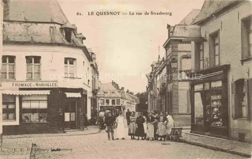 AK / Ansichtskarte Le Quesnoy Avesnes-sur-Helpe 59 Nord Rue de Strasbourg