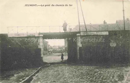 AK / Ansichtskarte Jeumont Avesnes-sur-Helpe 59 Nord Pont du chemin de fer