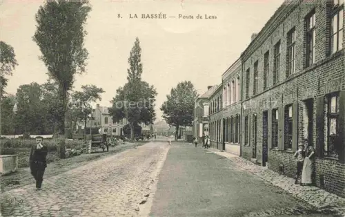 AK / Ansichtskarte LA BAssEE  LILLE 59 Nord Route de Lens Feldpost