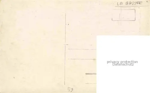 AK / Ansichtskarte LA BAssEE  LILLE 59 Nord en hiver Ruines Grande Guerre Truemmer 1. Weltkrieg
