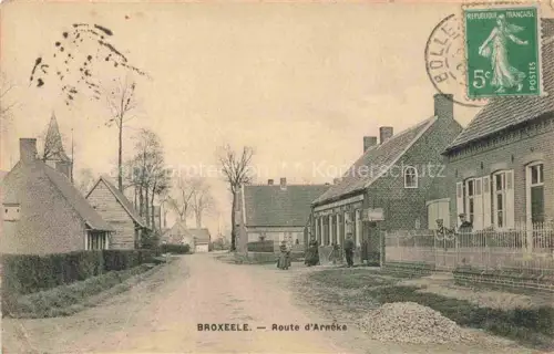 AK / Ansichtskarte Broxeele Dunkerque 59 Nord Route d'Arneke