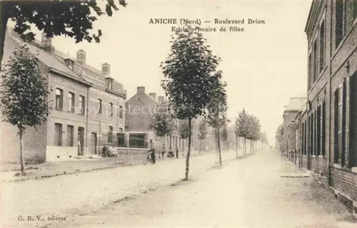AK / Ansichtskarte Aniche DOUAI 59 Nord Boulevard Drion Ecole primaire de filles