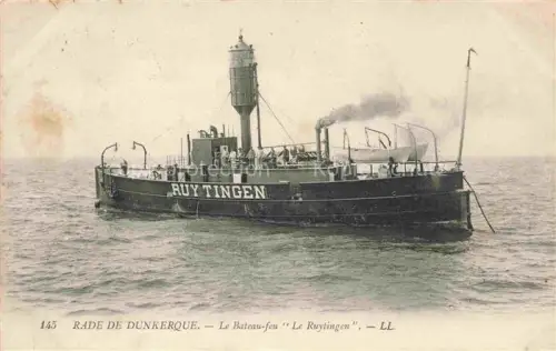 AK / Ansichtskarte DUNKERQUE Duenkirchen 59 Nord La Rade Bateau-feu Le Ruytingen