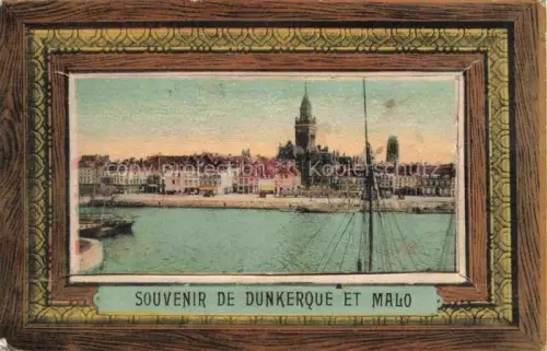 AK / Ansichtskarte DUNKERQUE Duenkirchen 59 Nord Souvenir de la ville Bilderrahmen