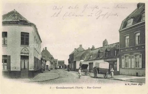 AK / Ansichtskarte Gondecourt LILLE 59 Nord Rue Carnot