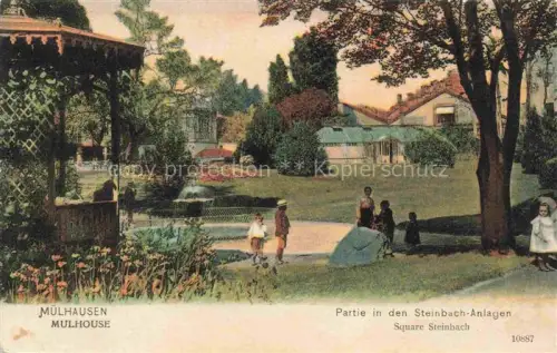 AK / Ansichtskarte MULHOUSE Muehlhausen 68 Haut-Rhin Square Steinbach Partie in den Steinbach-Anlagen