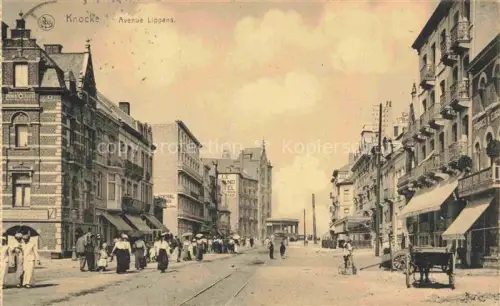 AK / Ansichtskarte Knocke Knocke-sur-Mer KNOCKE-HEIST Belgie Avenue Lippens