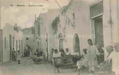 AK / Ansichtskarte BIZERTE Tunesie Quartier Arabe