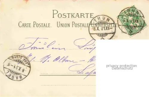 AK / Ansichtskarte THUN Thoune BE Panorama