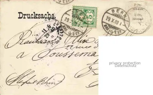 AK / Ansichtskarte BERN BE Stadtpanorama Parlamentsgebaeude