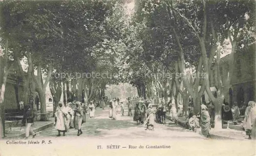 AK / Ansichtskarte Setif Algerie Rue de Constantine