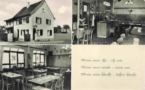 AK / Ansichtskarte Preungesheim FRANKFURT MAIN Hessen Gasthaus zur Endstation Gastraum