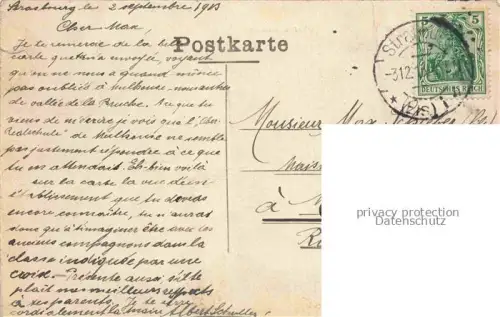 AK / Ansichtskarte Strassburg  Strasbourg 67 Bas-Rhin Oberrealschule