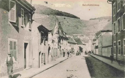 AK / Ansichtskarte Gebweiler Guebwiler 68 Haut-Rhin Alsace Bahnhofstrasse