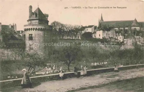AK / Ansichtskarte VANNES 56 Morbihan Tour Connecable Remparts