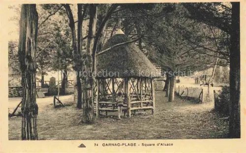 AK / Ansichtskarte Carnac-Plage Lorient 56 Morbihan Square Alsace