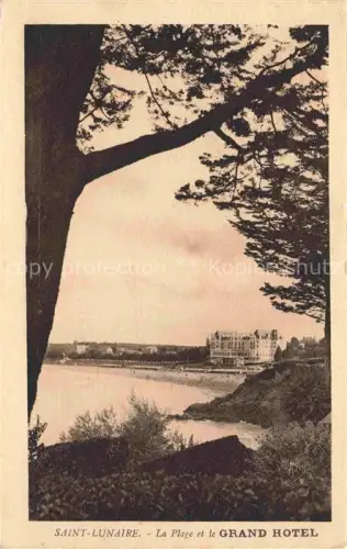 AK / Ansichtskarte Saint-Lunaire Plage Grand Hotel