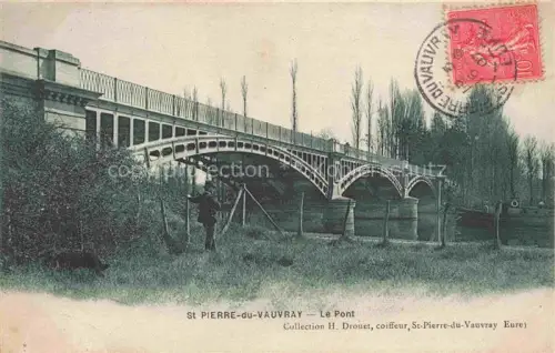 AK / Ansichtskarte St-Pierre-du-Vauvray Les Andelys 27 Eure Le Pont Bruecke