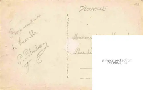 AK / Ansichtskarte TROUVILLE -SUR-MER 14 Calvados Reine de Plages Havre L Augustin Normand