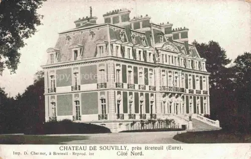 AK / Ansichtskarte Chateau de Souvilly Breteuil Evreux 27 Eure Cote Nord