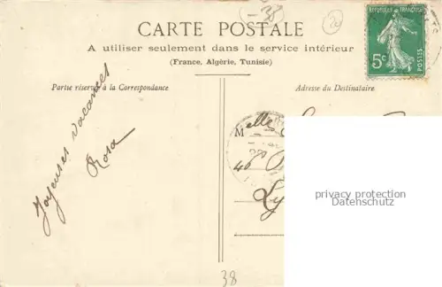 AK / Ansichtskarte Les Abrets La Tour-du-Pin 38 Isere Le Chateau du Colombier L'Entree