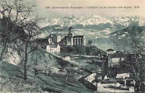 AK / Ansichtskarte Corenc GRENOBLE 38 Isere et la Chaine des Alpes