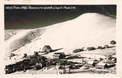 AK / Ansichtskarte Alpe d Huez GRENOBLE 38 Isere Vue generale et Signal a Huez