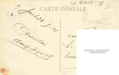 AK / Ansichtskarte La Grave-en-Oisans Briancon 05 Hautes-Alpes Panorama de la Grave