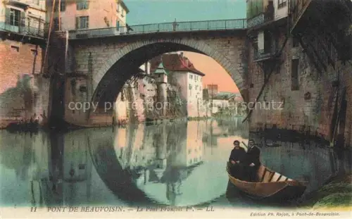 AK / Ansichtskarte Pont-de-Beauvoisin La Tour-du-Pin 38 Isere Le Pont Francois Ier
