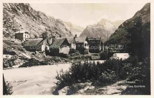 AK / Ansichtskarte Les Etages St-Christophe-en-Oisans Grenoble 38 Isere Au Fond les Ecrins
