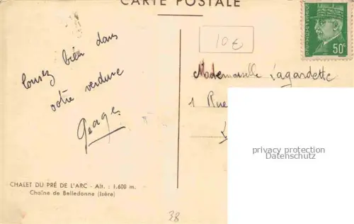 AK / Ansichtskarte Belledonne Montagne GRENOBLE 38 Isere Chalet du Pre de Lac