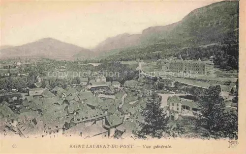 AK / Ansichtskarte Saint-Laurent-du-Pont Vue generale