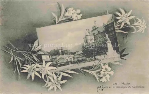 AK / Ansichtskarte Vizille GRENOBLE 38 Isere La place et le monument du Centenaire