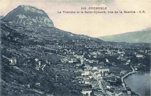 AK / Ansichtskarte La Tronche GRENOBLE 38 Isere et le Saint Eynard vus de la Bastille