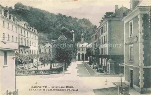 AK / Ansichtskarte Uriage-les-Bains GRENOBLE 38 Isere Le Casino et l'Etablissement Thermal