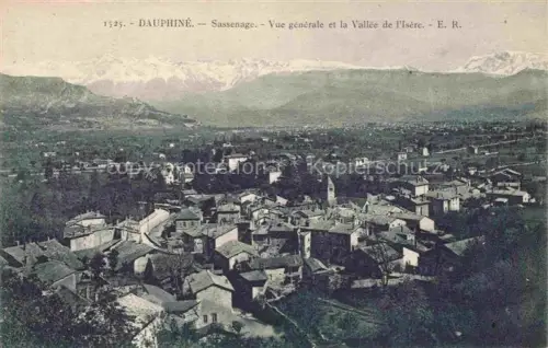 AK / Ansichtskarte Sassenage GRENOBLE 38 Isere Vue generale et la Vallee de l'Isere